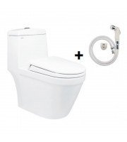 Bàn cầu một khối V35 + Xịt VG826