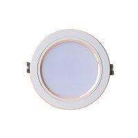 Đèn LED Âm trần Downlight 110/9W Viền Vàng
